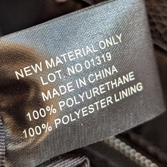 Lambert Logo Pebbled‎ Vegan Leather Shopper Tote Minimalist Everyday Work Bag - Picture 5 of 5